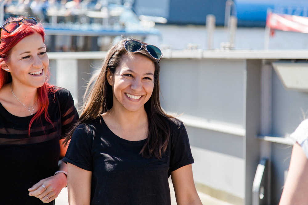 JGA-Shooting am Hamburger Hafen und Landungsbrücken